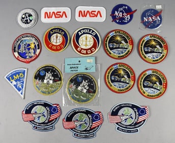 (18) Assorted NASA Space Shuttle Emboidered Patches