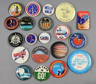 Assorted NASA Space Shuttle Mission Pinbacks