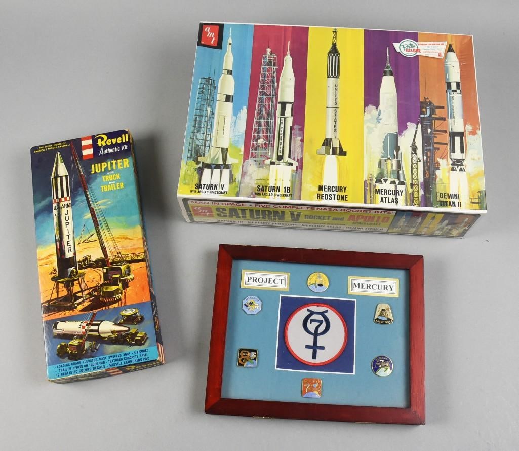 Revell & AMT NASA Models & Project Mercury Shadowbox (1 of 19)