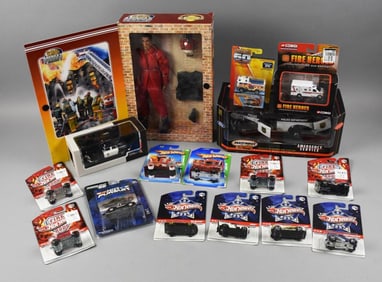 2000s Police and Fire Assortment, Diecast, Figures NOS