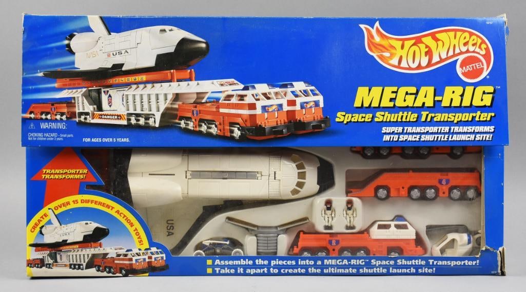 1996 Mattel Hot Wheels Mega Rig Space Shuttle Transporter (1 of 5)
