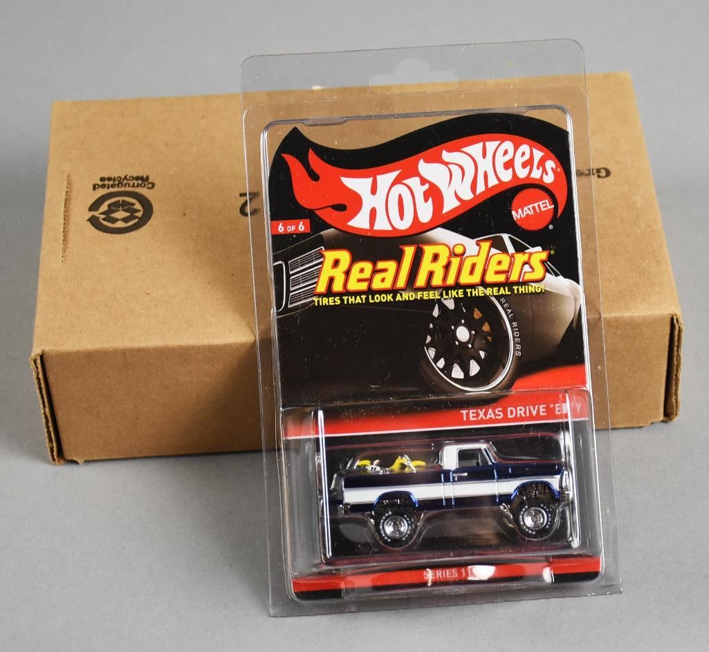 2012 Hot Wheels Texas Drive 'Em LE 134/4000 MOC-NOS: Lot is a 2012 Mattel Hot Wheels Texas Drive 'Em Limited Edition 134/4000 MOC-NOS. Single owner collection from the largest toy collector on the West Coast.