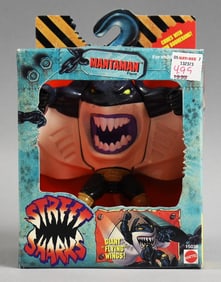 1995 Mattel Street Sharks Mantaman MIB-NOS