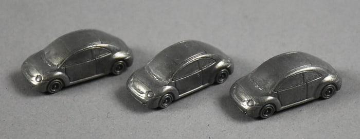 Prototype Monopoly Game Tokens Volkswagen Beetle
