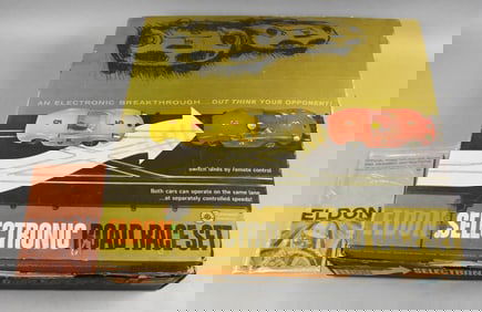 1963 Eldon Selectronic Road Race Set, Original Box