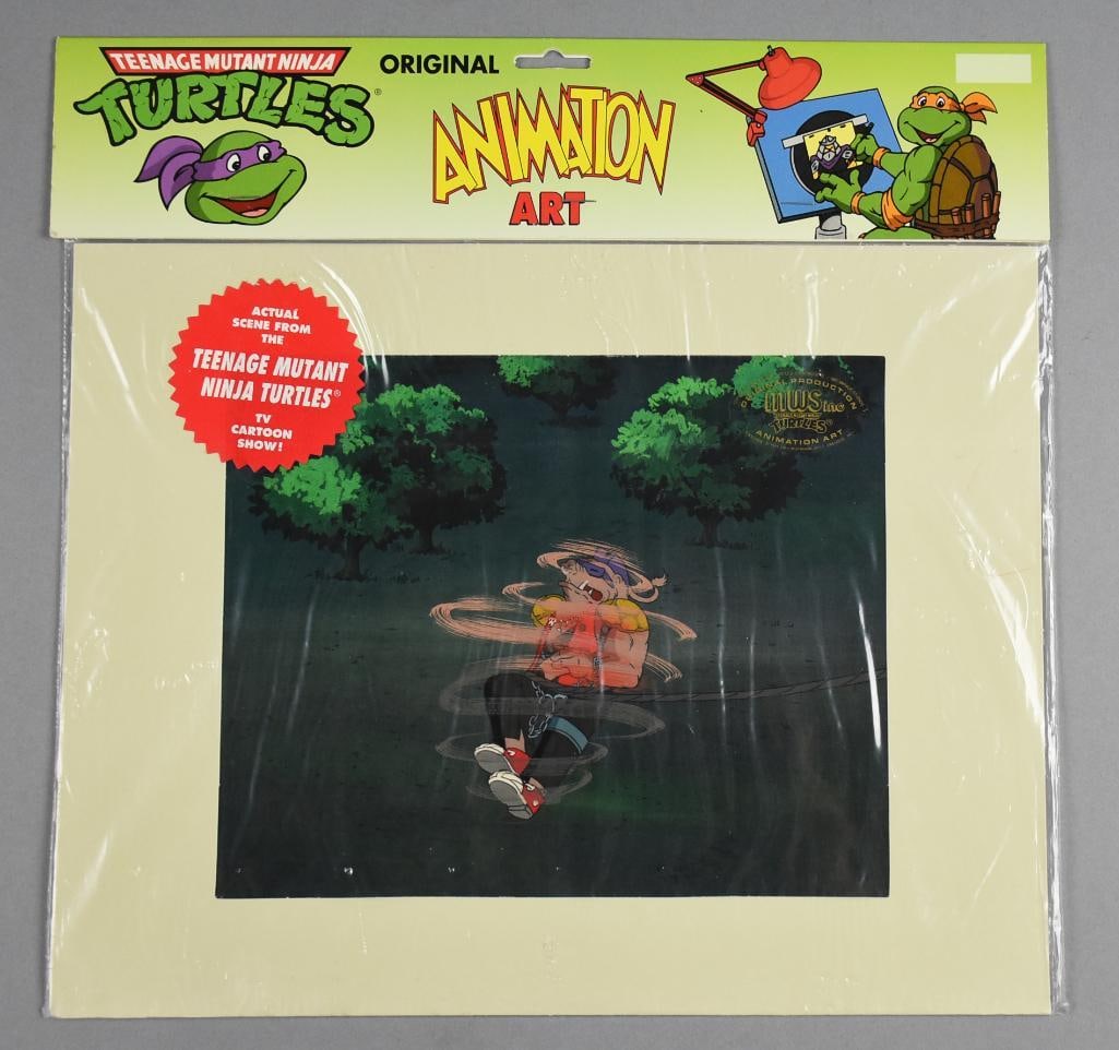 1991 Murakami-Wolf-Swenson TMNT Original Animation Art-MIP-NOS: Lot is a 1991 Murakami-Wolf-Swenson TMNT Original Animation Art-MIP-NOS. Single owner collection from the largest toy collector on the West Coast.