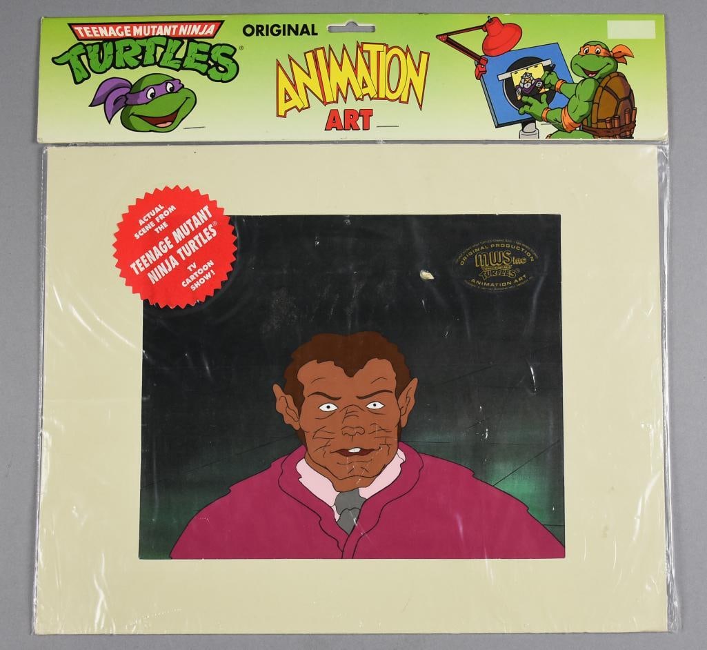 1991 Murakami-Wolf-Swenson TMNT Original Animation Art-MIP-NOS: Lot is a 1991 Murakami-Wolf-Swenson TMNT Original Animation Art-MIP-NOS. Single owner collection from the largest toy collector on the West Coast.