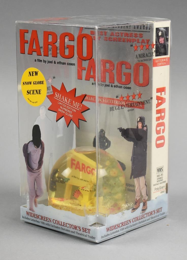 1996 Fargo VHS Movie and Ltd Ed Snow Globe - MIB-NOS (1 of 5)