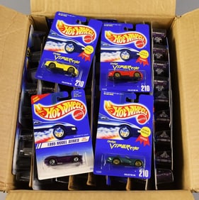 1990s Mattel Hot Wheels Factory Shipping Case MIB NOS