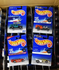 1990s Mattel Hot Wheels Factory Shipping Case 73 Car MOC NOS