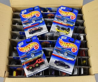 1990s Mattel Hot Wheels Factory Shipping Case MIB NOS