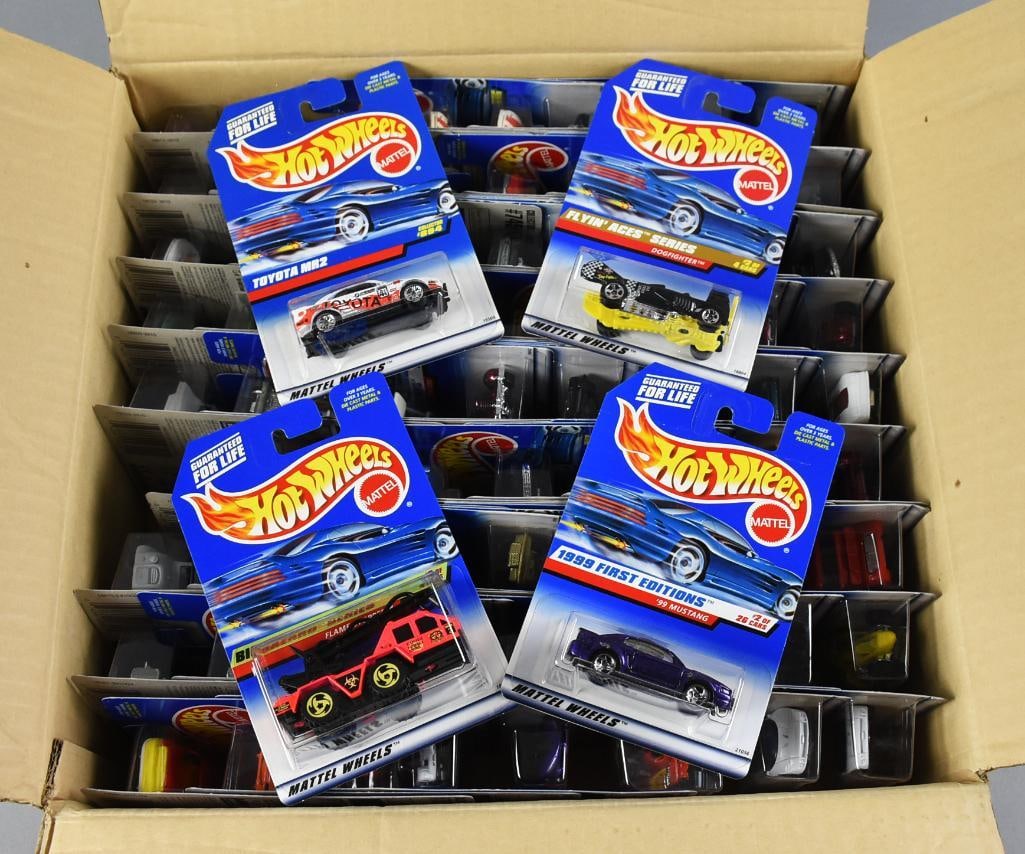 72 1990s Mattel Hot Wheels Factory Shipping Case MIB NOS (1 of 4)