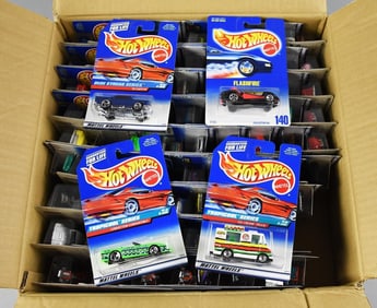 1990s Mattel Hot Wheels Factory Shipping Case MIB NOS