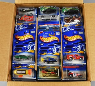 1990s-2000s Mattel Hot Wheels Diecast Factory Case MOC NOS