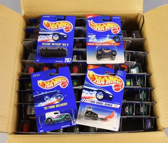 1990s Mattel Hot Wheels Factory Shipping Case MIB NOS