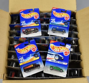 1990s Mattel Hot Wheels Factory Shipping Case MIB NOS