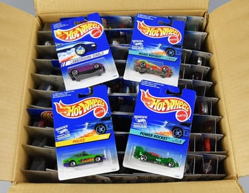 1990s Mattel Hot Wheels Factory Shipping Case MIB NOS