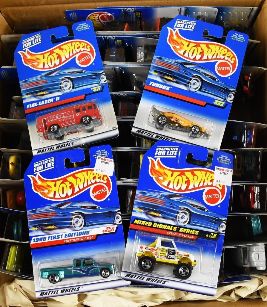 1990s 64 cars Hot Wheels Factory Shipping Case-MOC-NOS (1 of 4)