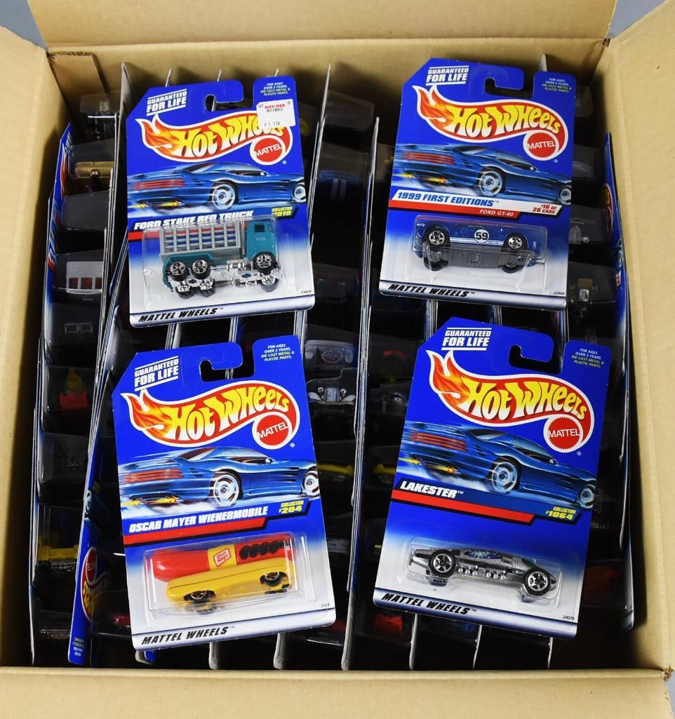 (77) 1990s Mattel Hot Wheels Factory Shipping Case MOC-NOS (1 of 4)