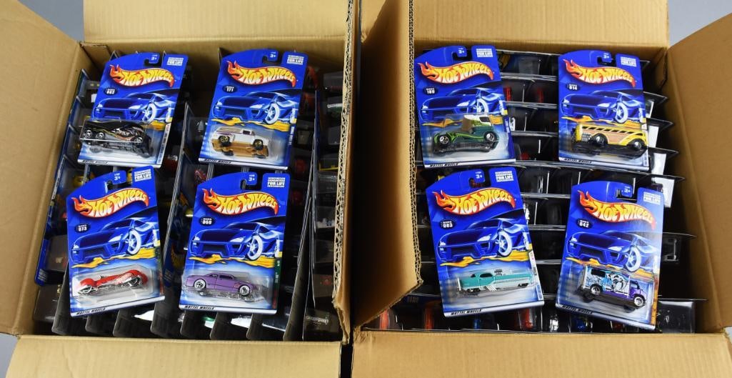 148 2000s Mattel Hot Wheels 3612 Factory Cases-MOC-NOS (1 of 4)