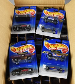 (131) 1990s Mattel Hot Wheels Older Die-Cast-Factory Case-NOS