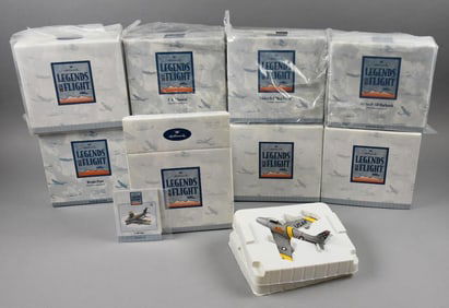 (9) 1999-2000 Hallmark Legends in Flight Series MIB-NOS