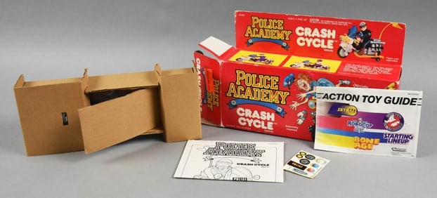 1989 Kenner Police Academy Crash Cycle - MIB-NOS