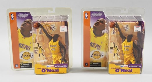 2002 McFarlane Shaquille O'Neal LA Lakers Action Fig MIP NOS