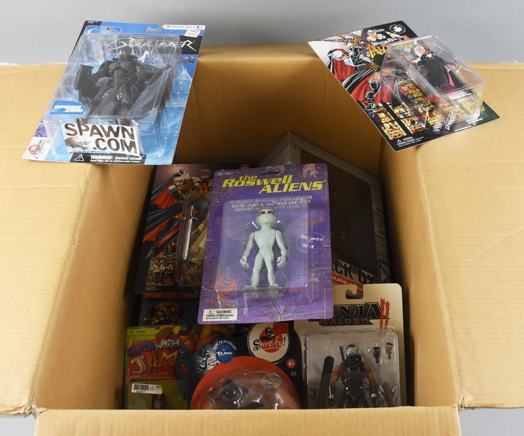 11 1990s, 2000s Assorted Mfg Action Figures MIP NOS (1 of 3)