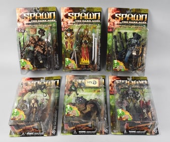 1999 McFarlane Spawn The Dark Ages Action Figures MOC NOS