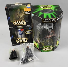 1990s, 2000s Hasbro, Kenner Star Wars Action Figs MIP NOS