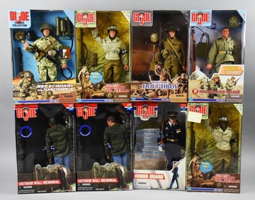 (8) 1999-2000 GI Joe 12" Action Figures-MIB-NOS