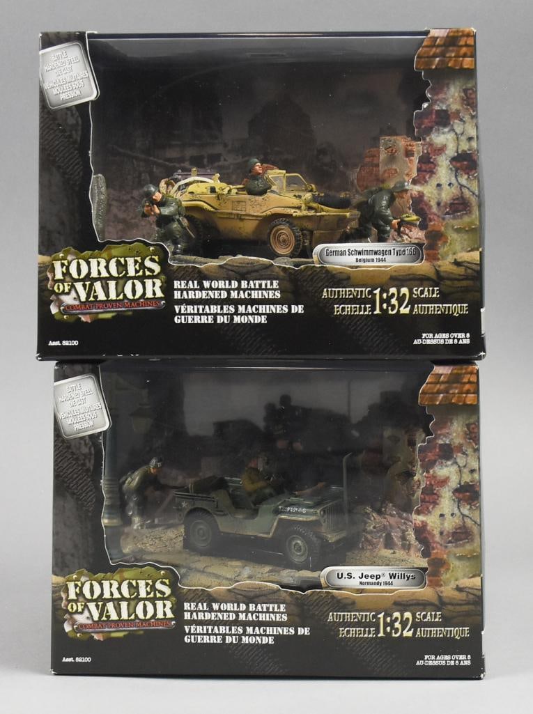 (2) 2003 Unimax Forces of Valor Battle Machines 1:32-MIB-NOS (1 of 3)