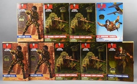 (9) 1996  GI Joe Classic Collection Action Figs-NOS