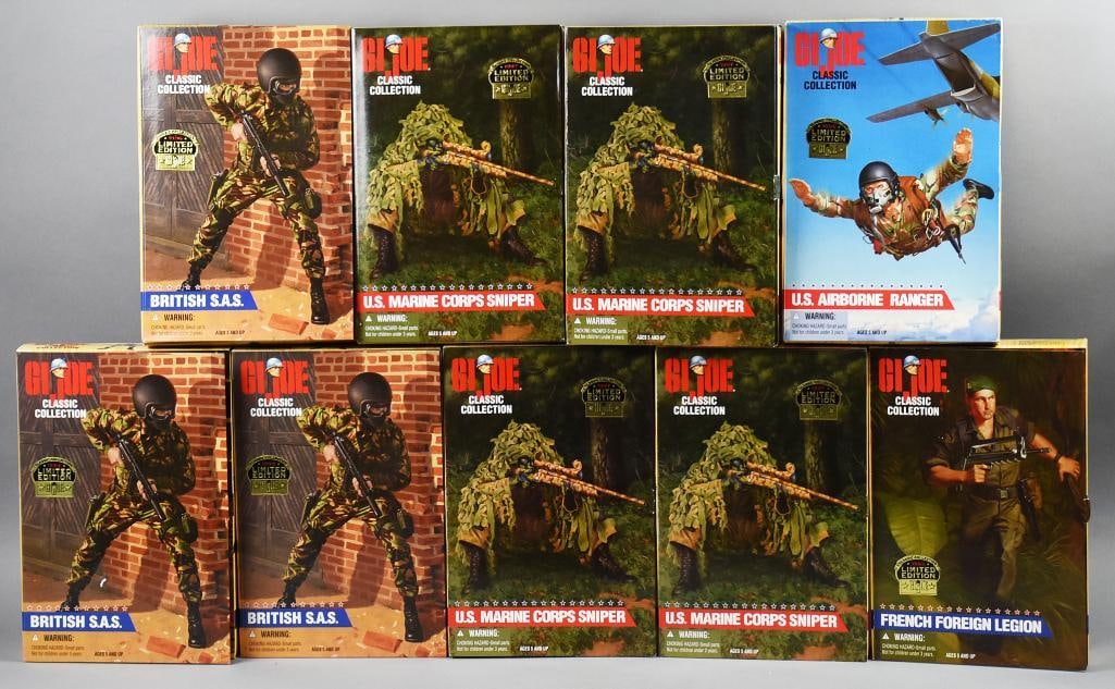 (9) 1996  GI Joe Classic Collection Action Figs-NOS (1 of 3)