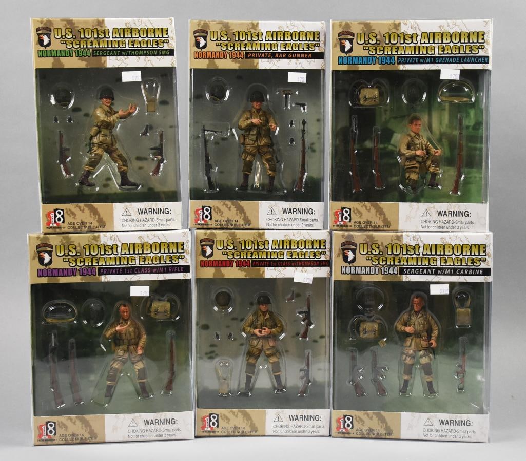 (6) 2001 Dragon Models US 101st Airborne Screaming Eagles 1:18 MIB-NOS (1 of 2)