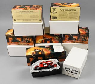 (6) Matchbox Models of Yesteryear-Fire Truck Series-MIB-NOS