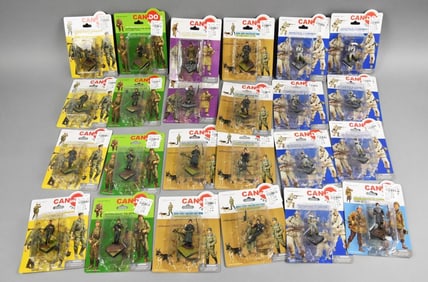 (24) 2003-04 Dragon 1:35 Can-Do Pocket Army Toys-MOC-NOS