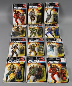 (12) 2008 Hasbro GI Joe Comic Series Figures-MOC-NOS