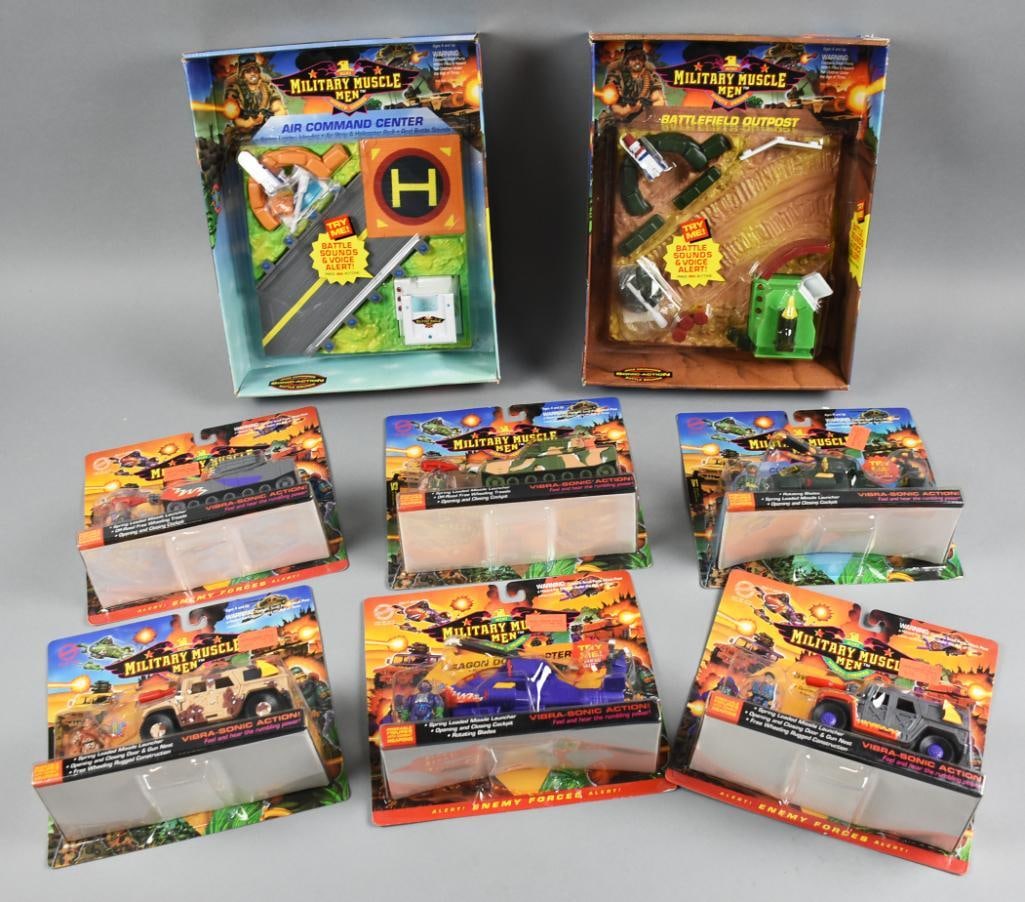 (8) 1993 Military Muscle Men San Francisco Toymakers  NOS (1 of 2)