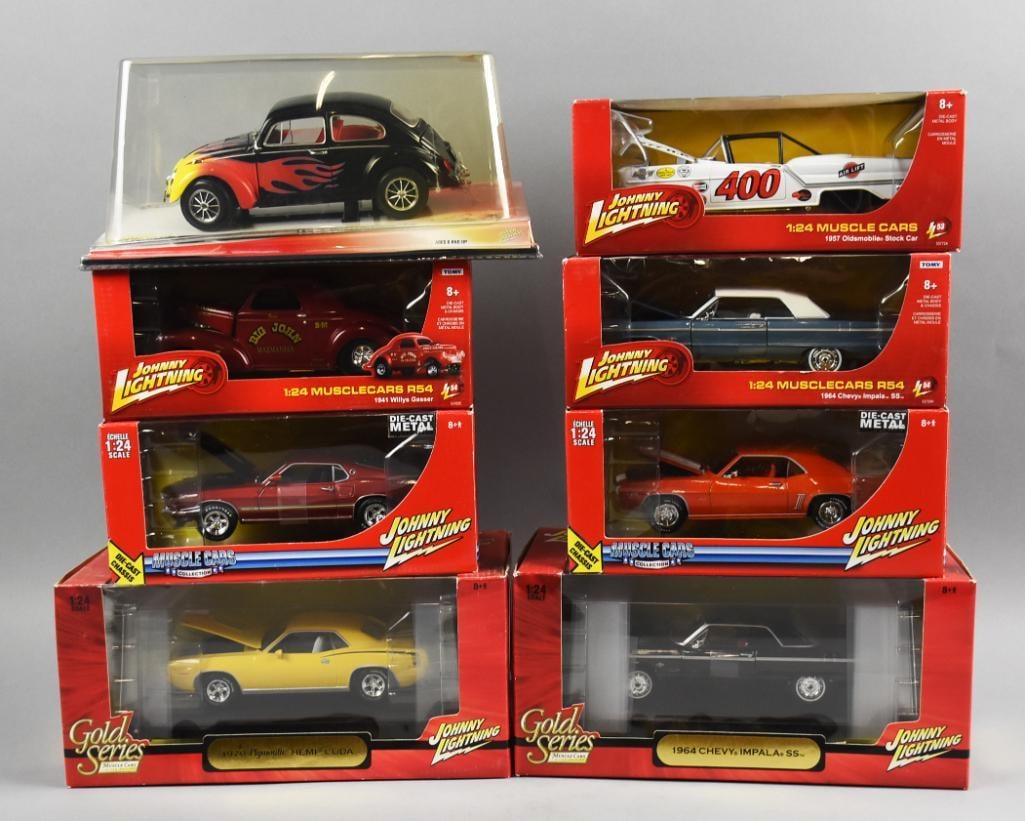 (8) 2000s Johnny Lightning Die-Cast 1:18, 1:24 Scale MIB-NOS (1 of 7)