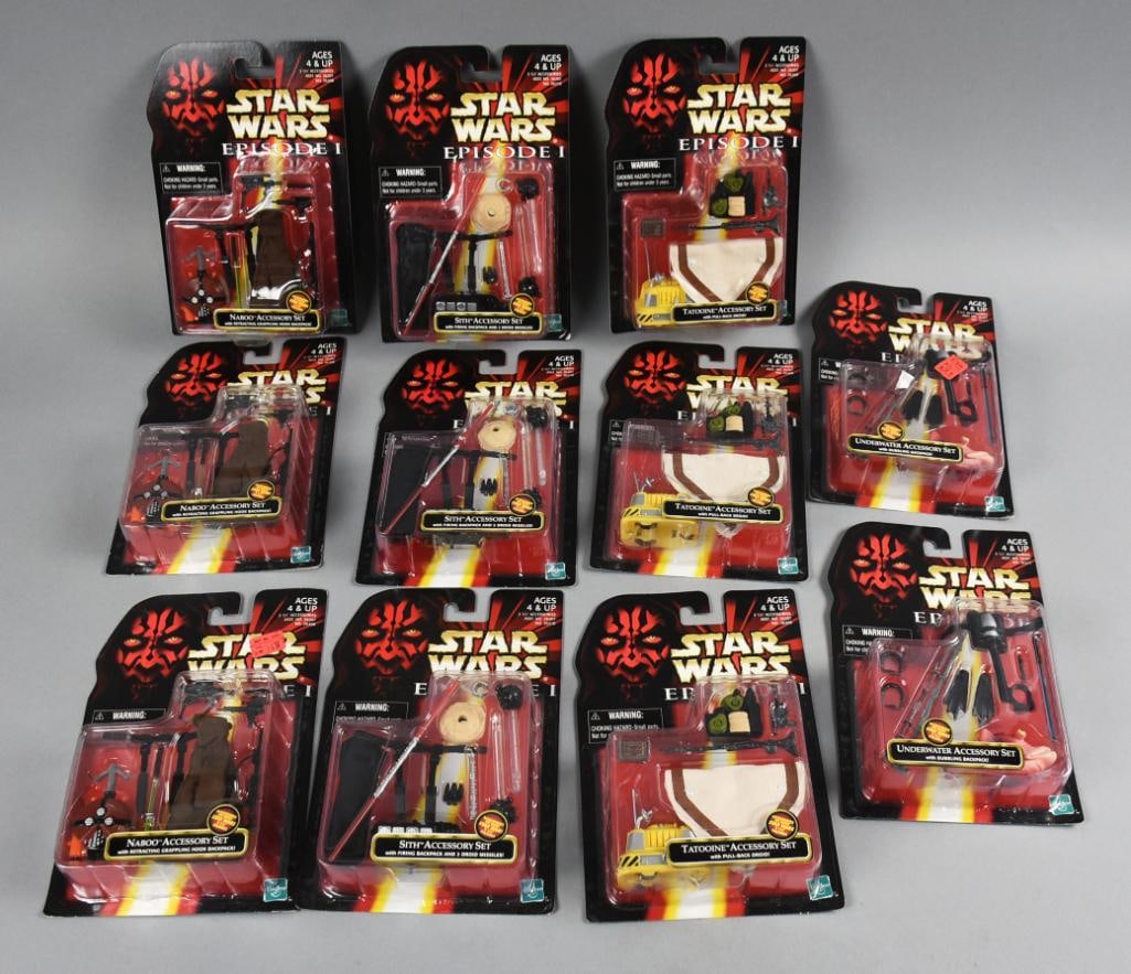 (11) 1998  Star Wars Episode 1 Accessory Sets MOC-NOS (1 of 3)