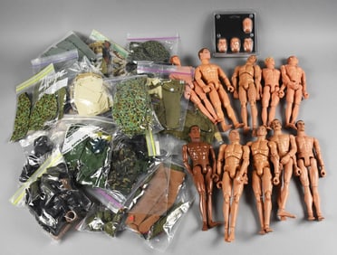 (3) 1990s-00s Hasbro/21st C Toys 12" Dolls & Uniforms-Loose