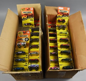 (115) 1990s Tyco Matchbox, Factory Cases - MOC-NOS