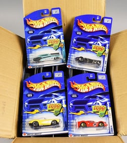 2001 Mattel Hot Wheels Assortment, Factory Case-MIB-NOS