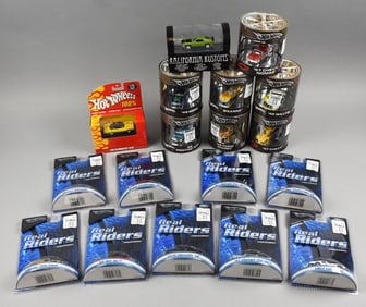 (18) 2000s Mattel Hot Wheels Real Riders, Oil Can Plus-NOS