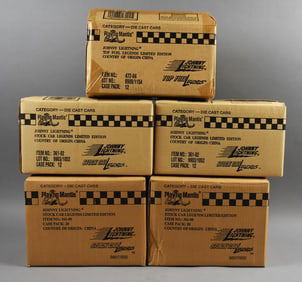 (5) 1998-2000 Johnny Lightning Factory Shipping Cases-NOS