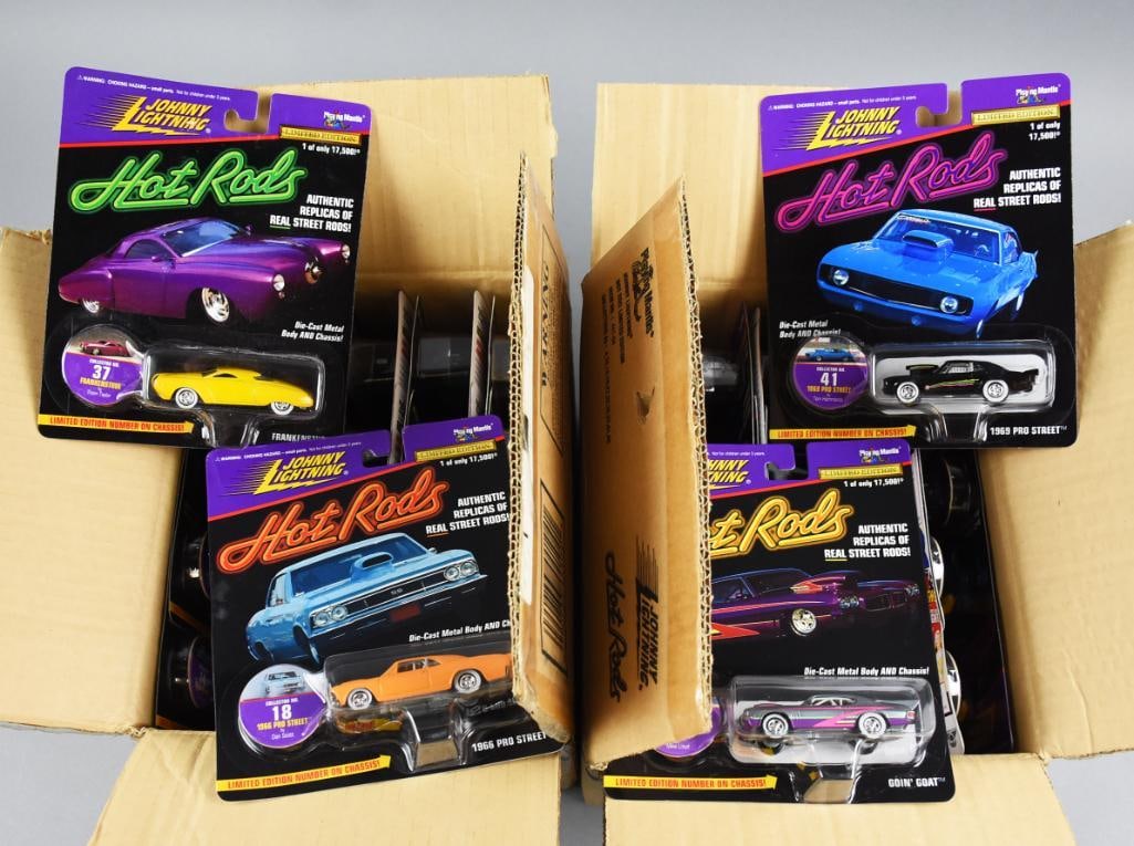 1997 Johnny Lightning Ltd Ed Hot Rods Factory Case-NOS (1 of 4)