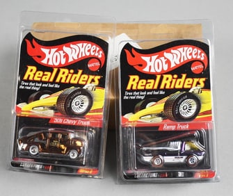 2000s Mattel Hot Wheels Real Riders Ltd Ed Die-Cast-MOC-NOS