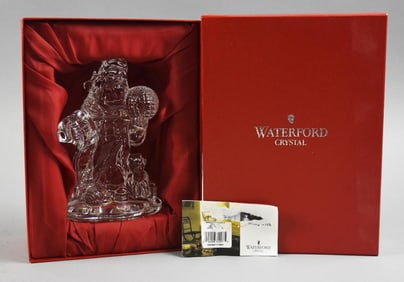 1st Ed Waterford Crystal Santa Claus 119307 in Original Box